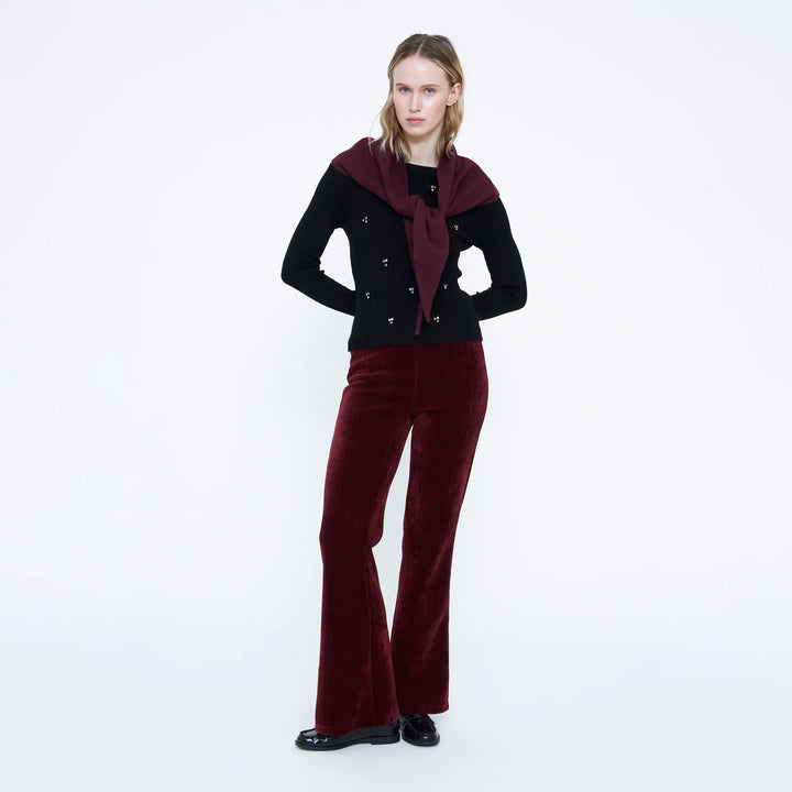 PANTALONE - Wild Pony, Velluto a coste Navy Blue