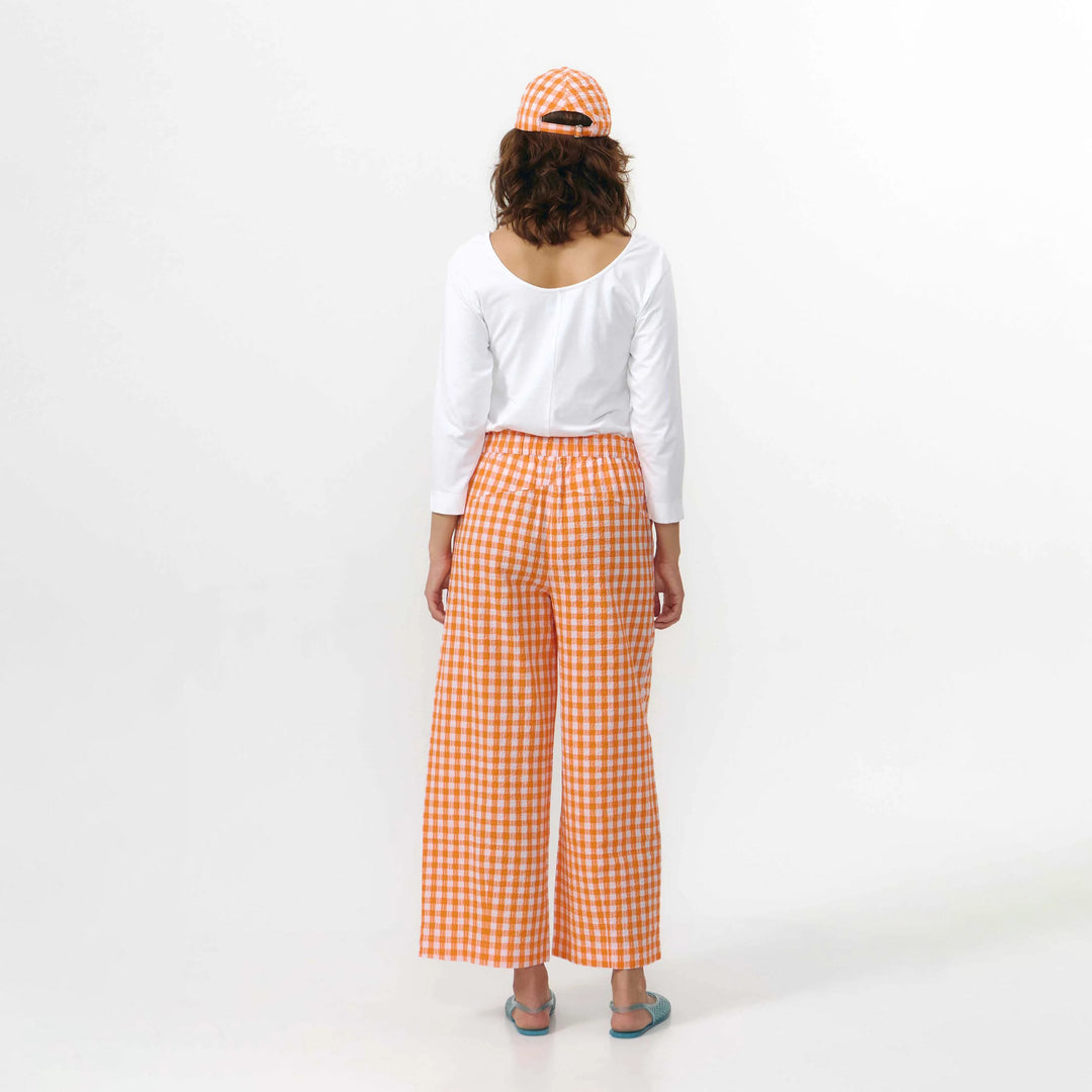 PANTALÓN - Suite13Lab, Santa Check Orange