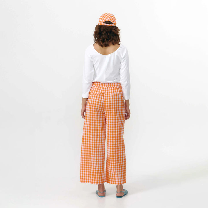PANTALÓN - Suite13Lab, Santa Check Orange