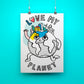 POSTER - Omy, Love my planet + lápiz para plantar