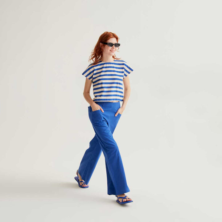 PANTALÓN - Compañía Fantástica, Algodón azul