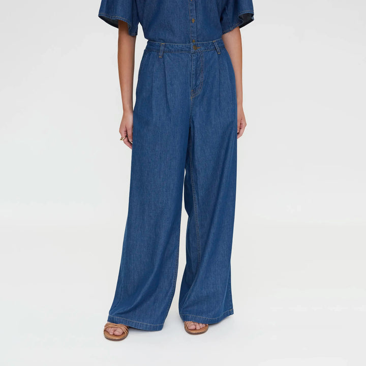 PANTALÓN - Wild Pony, Algodón chambray