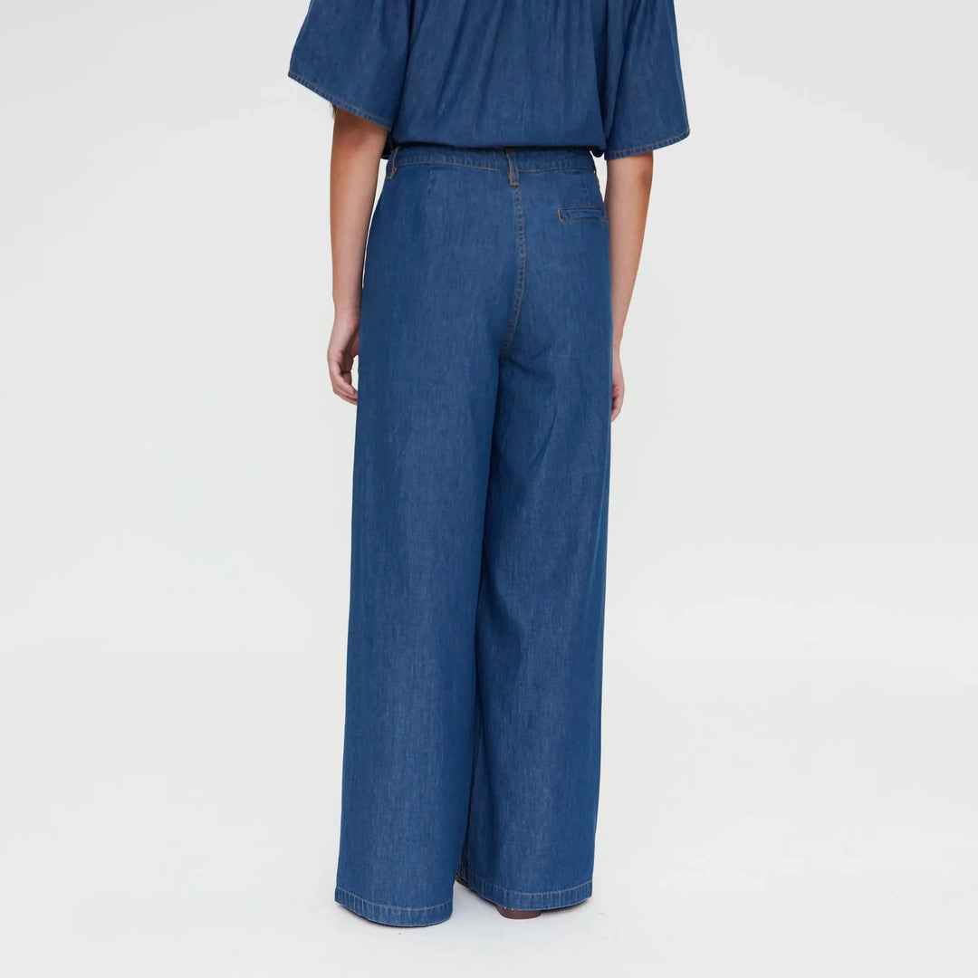 PANTALÓN - Wild Pony, Algodón chambray