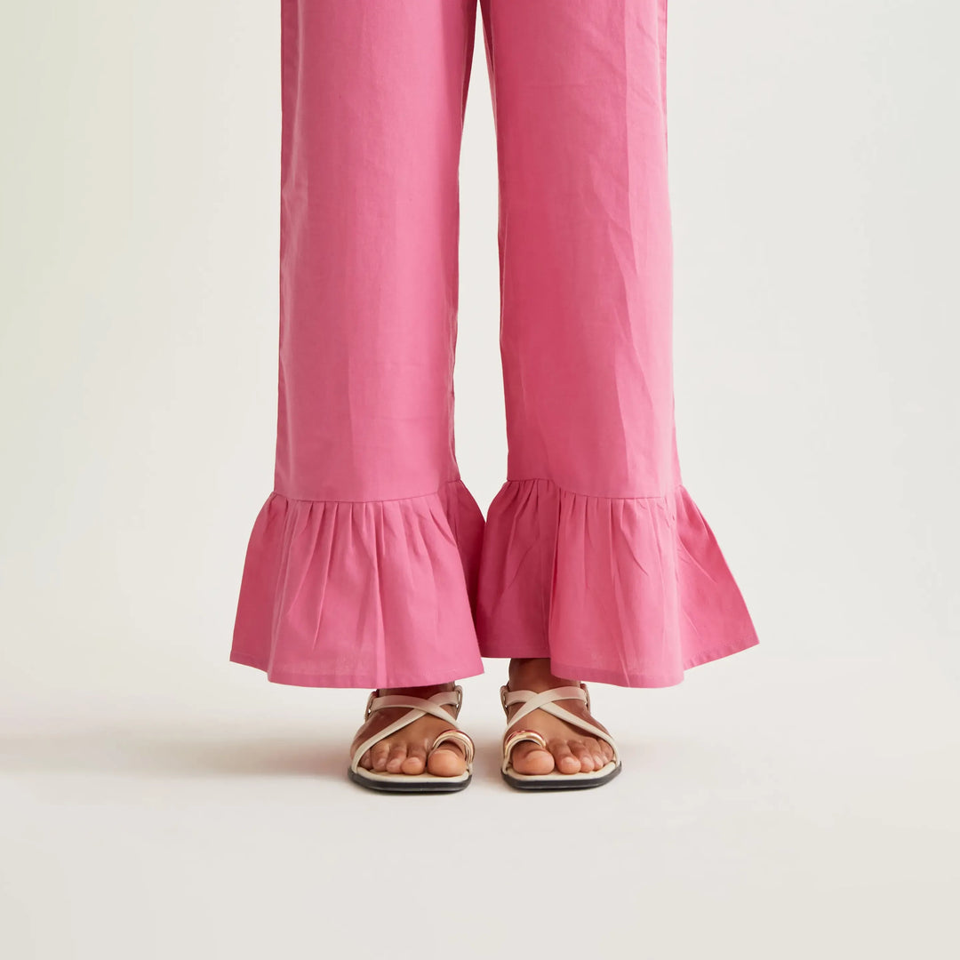 PANTALÓN - Compañía Fantástica, Algodón rosa