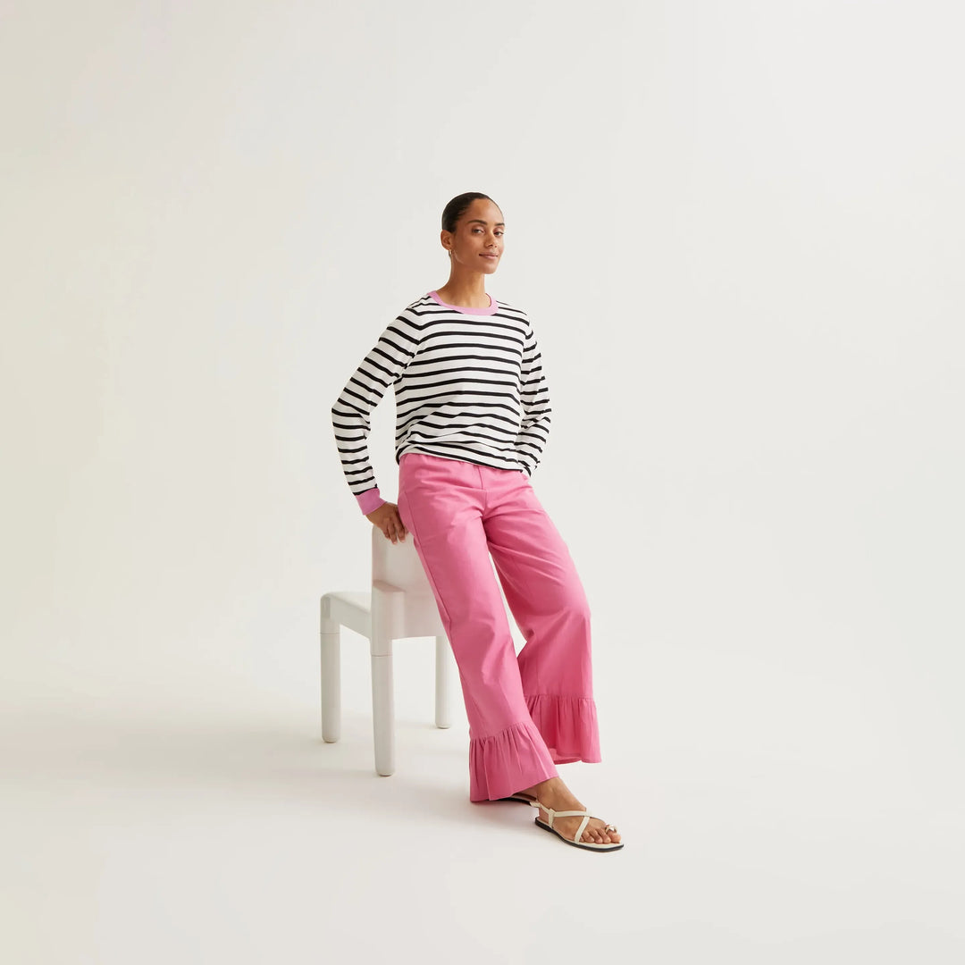 PANTALÓN - Compañía Fantástica, Algodón rosa