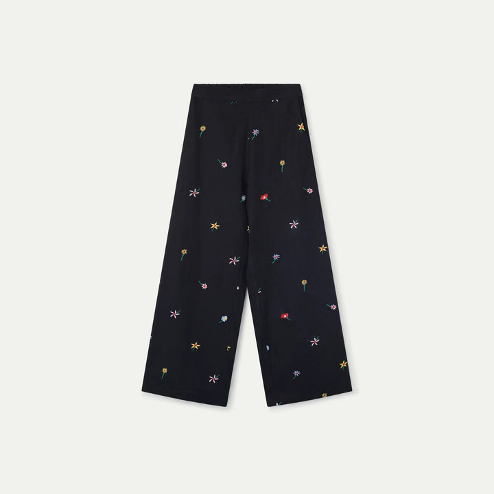 PANTALÓN - Compañía Fantástica, Estampado Black Gardener Flowers