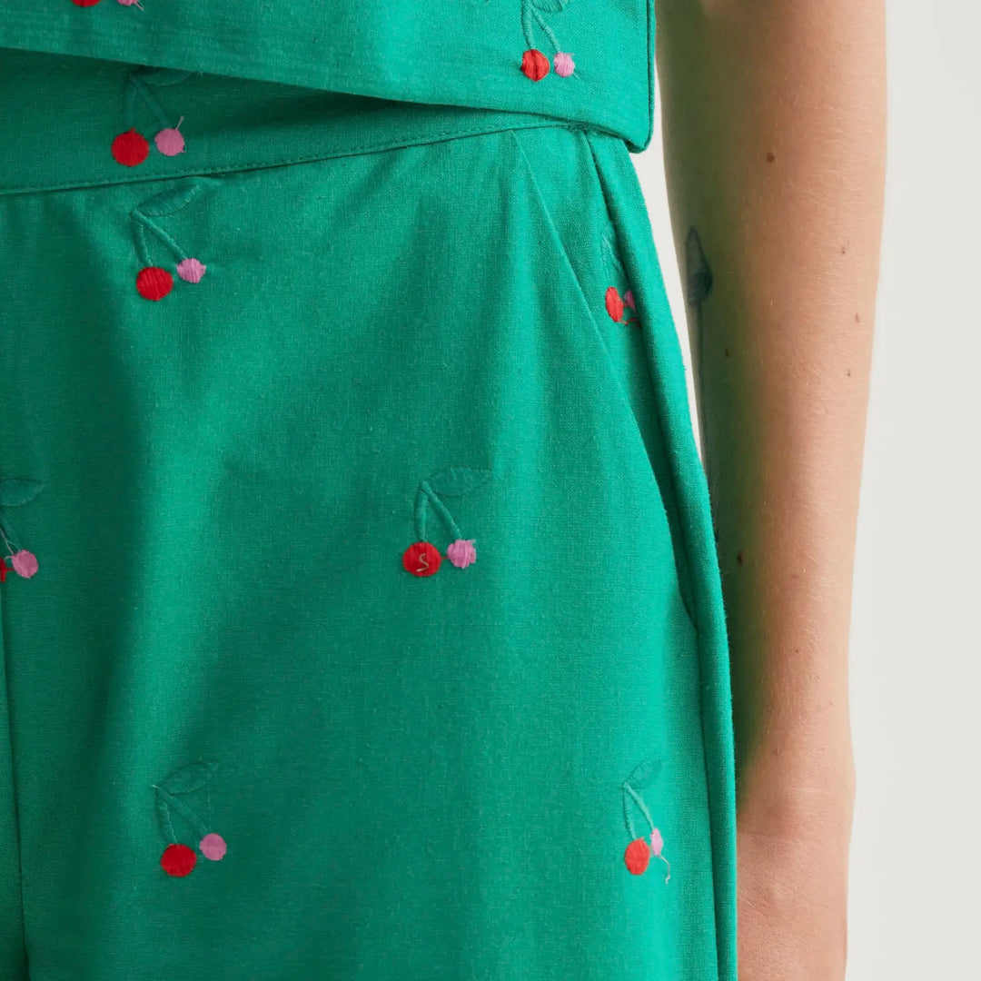PANTALÓN - Compañía Fantástica, Estampado Green Cherries