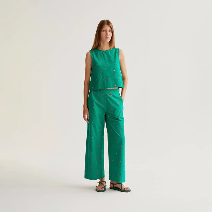 PANTALÓN - Compañía Fantástica, Estampado Green Cherries