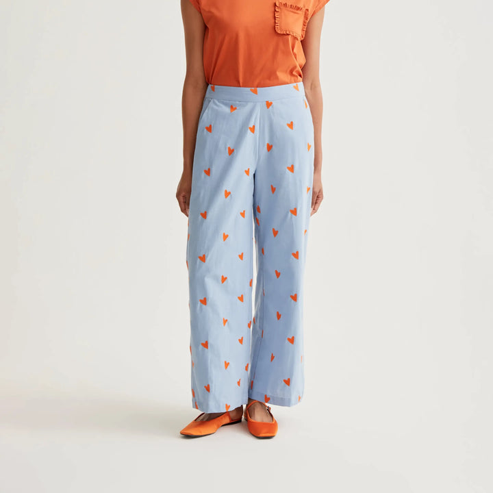 PANTALÓN - Compañía Fantástica, Estampado Hearts
