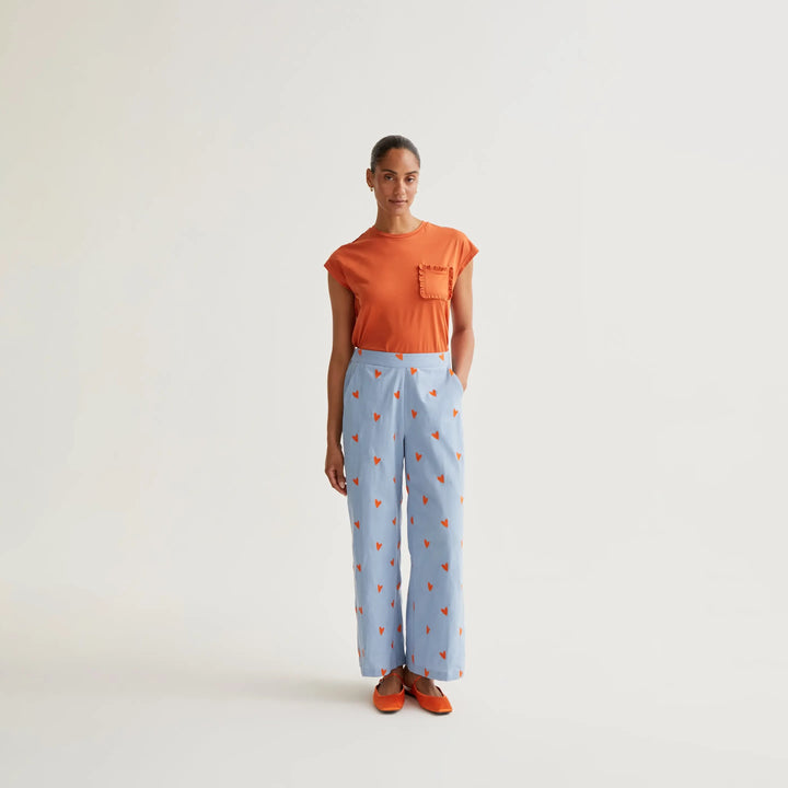 PANTALÓN - Compañía Fantástica, Estampado Hearts