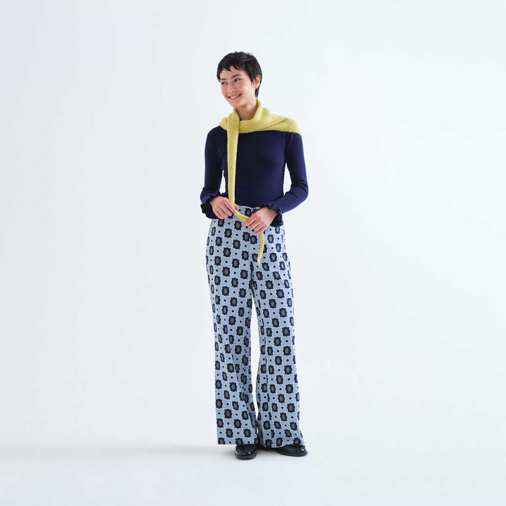 PANTALONI - Compañía Fantástica, Cotone blu