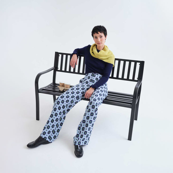 PANTALONI - Compañía Fantástica, Cotone blu