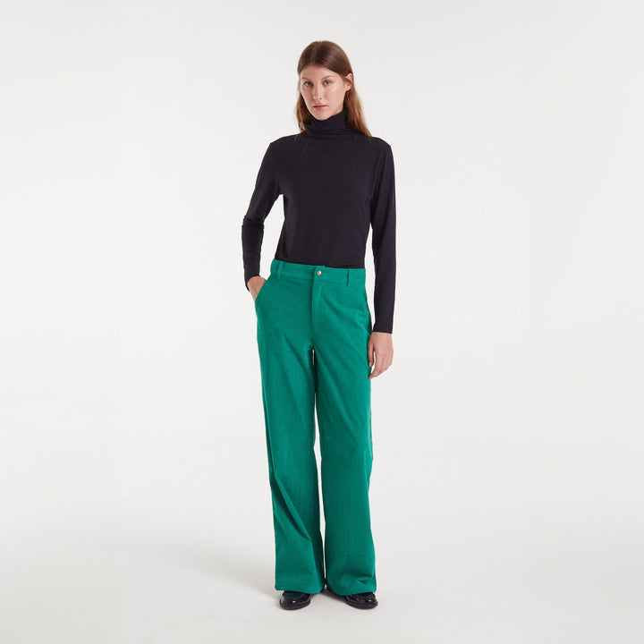 PANTALÓN - Compañía Fantástica, Pana verde