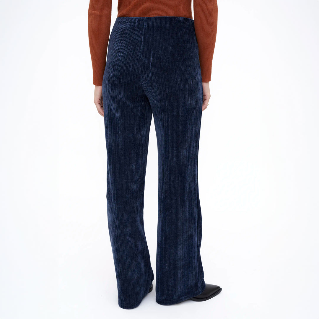 PANTALÓN - Wild Pony,  Pana de terciopelo Navy Blue