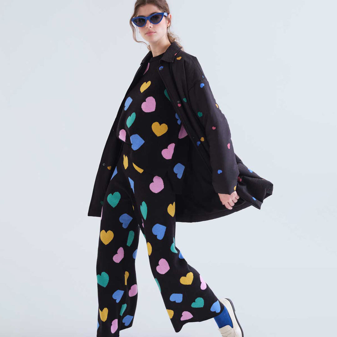 PANTALÓN - Compañía Fantástica, Punto con estampado Candy