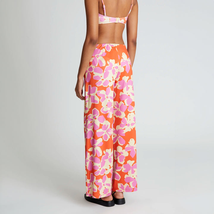 PANTALÓN - Compañía Fantástica, Recto estampado Rubra Orange