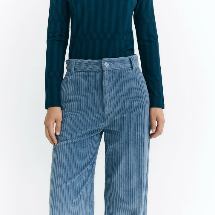 PANTALÓN - Thinking Mu, Karina pana azul