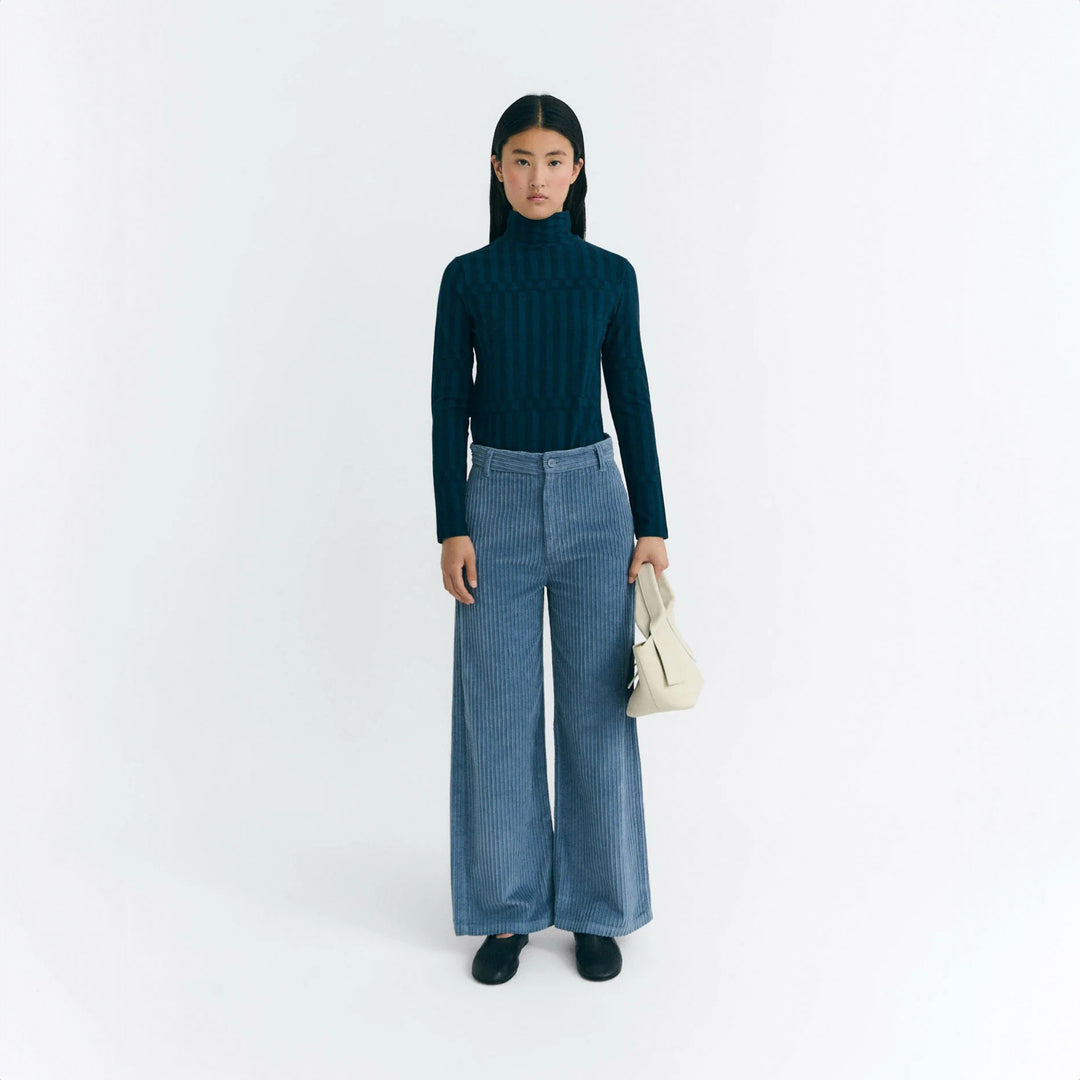 PANTALÓN - Thinking Mu, Karina pana azul