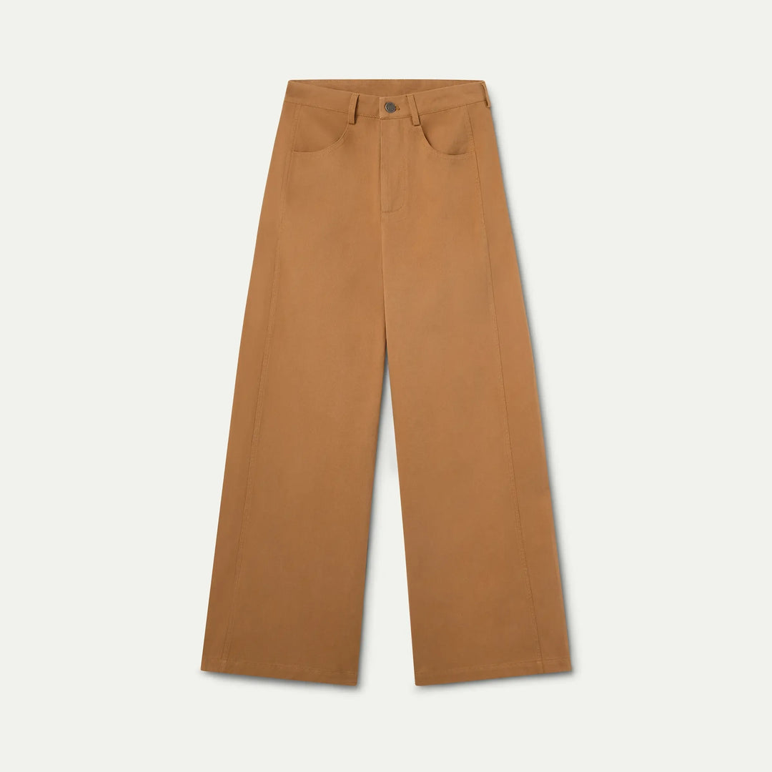 PANTALÓN - Compañía Fantástica, Vaquero 100% algodón camel