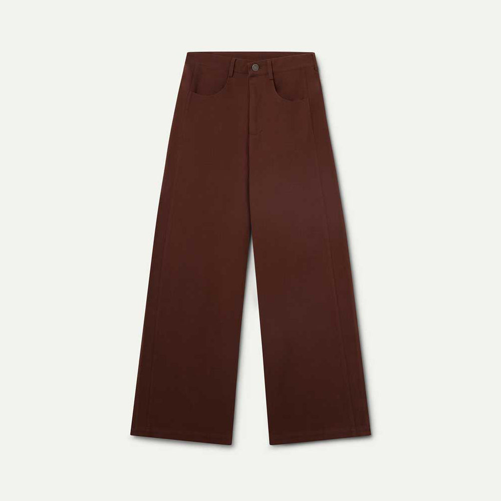 PANTALÓN - Compañía Fantástica, Vaquero 100% algodón marrón