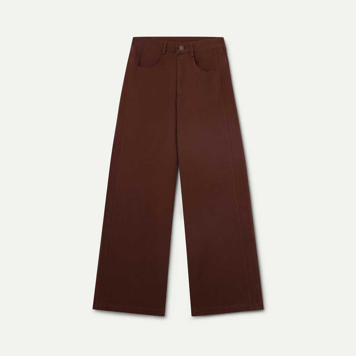 PANTALÓN - Compañía Fantástica, Vaquero 100% algodón marrón