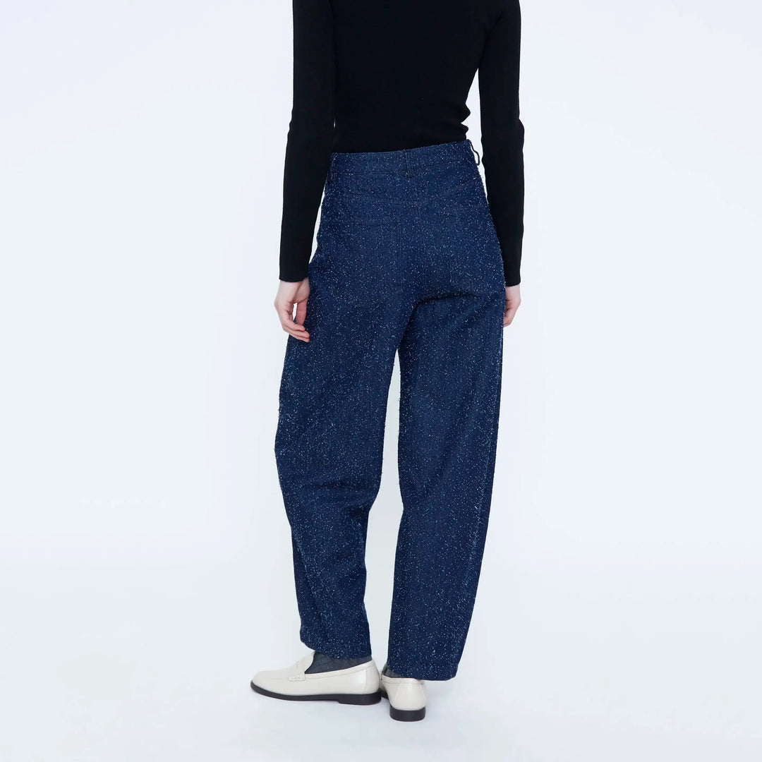 PANTALÓN - Wild Pony, Vaquero con textura azul marino