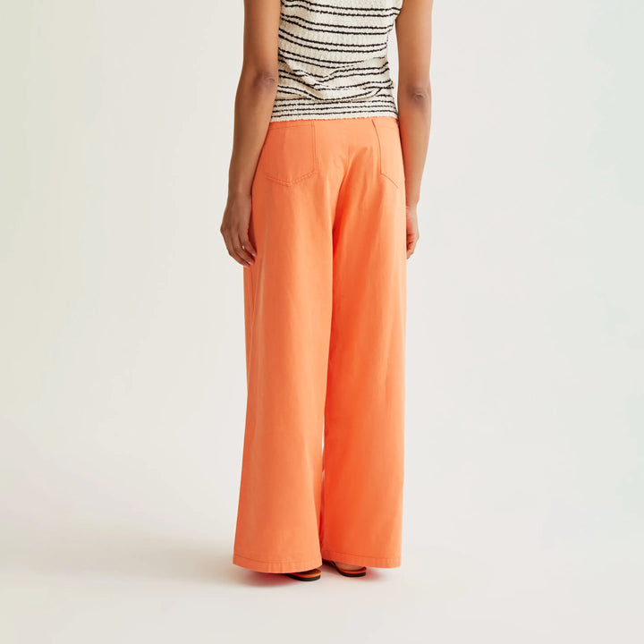 PANTALÓN - Compañía Fantástica, wide leg naranja