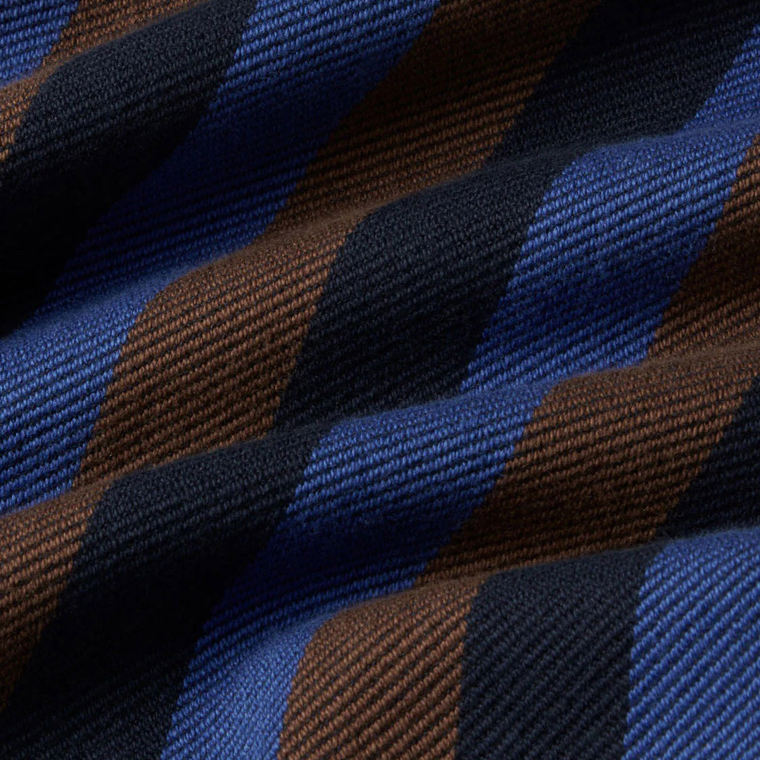 PANTALÓN - Thinking Mu, Wide leg rayas azul totenham Hedda