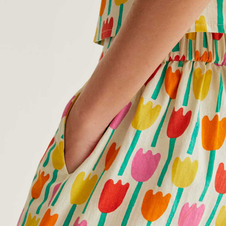 PANTALÓN - Compañía Fantástica, Estampado Tulipa