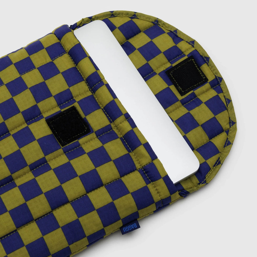 FUNDA DE PORTÁTIL 13''/14" - Baggu, Pear Navy Check