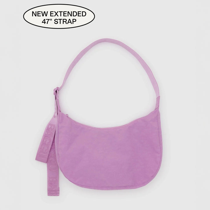 BOLSO - Baggu, Medium Nylon Crescent Bag Peony