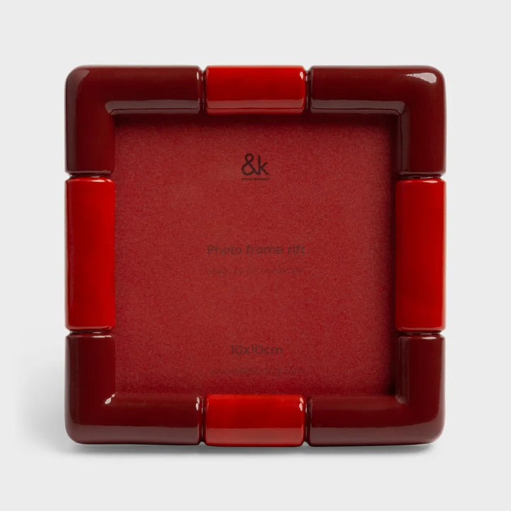 MARCO - & Klevering, Rift rectangle square burgundy