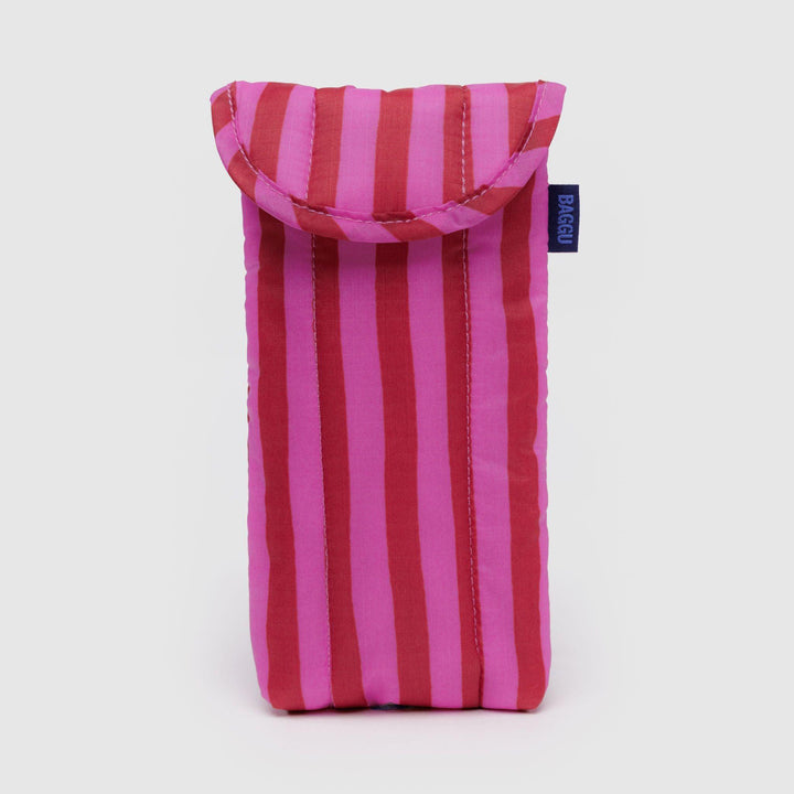 FUNDA DE GAFAS - Baggu, Pink & Red Painted Stripe