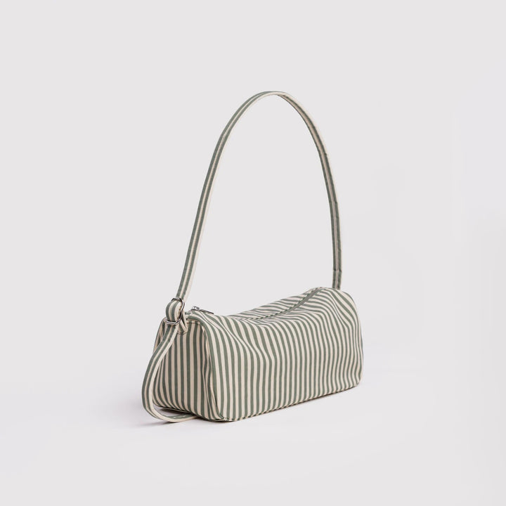 BOLSO - Baggu, Sage Stripe Loaf Bag
