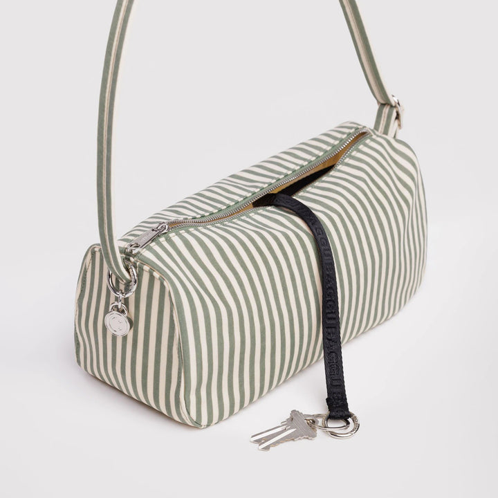 BOLSO - Baggu, Sage Stripe Loaf Bag