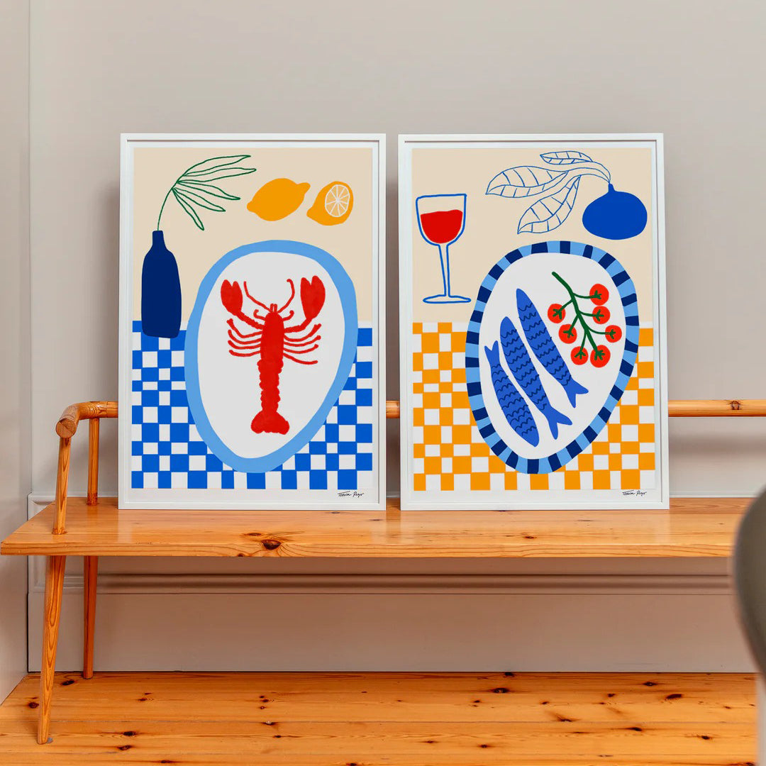 ILUSTRACIÓN - Teresa Rego, Sardines Dinner