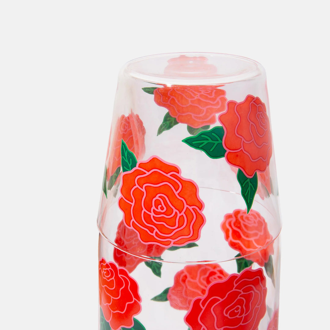 JARRA Y VASO - Doiy, Rose