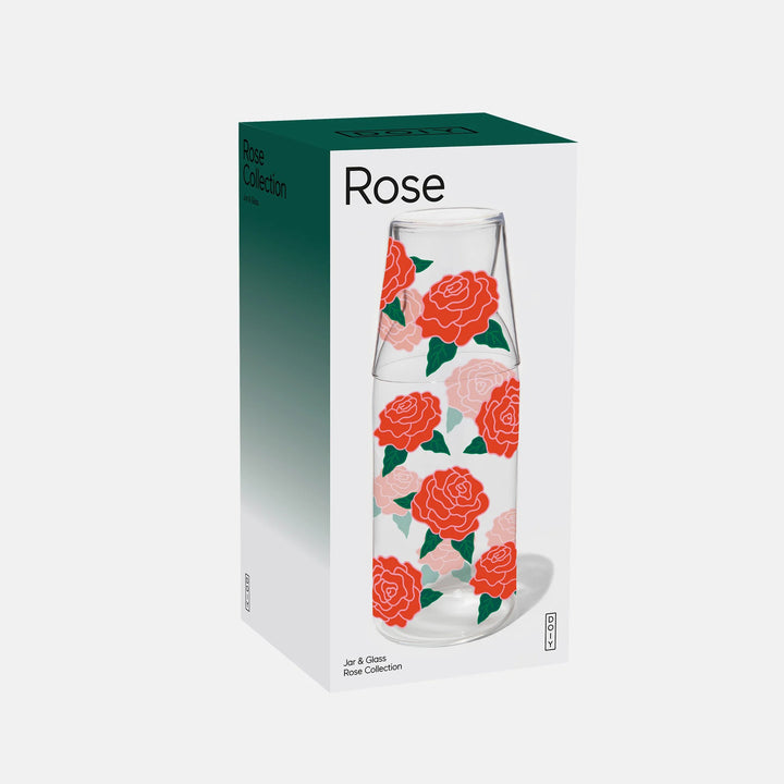 JARRA Y VASO - Doiy, Rose