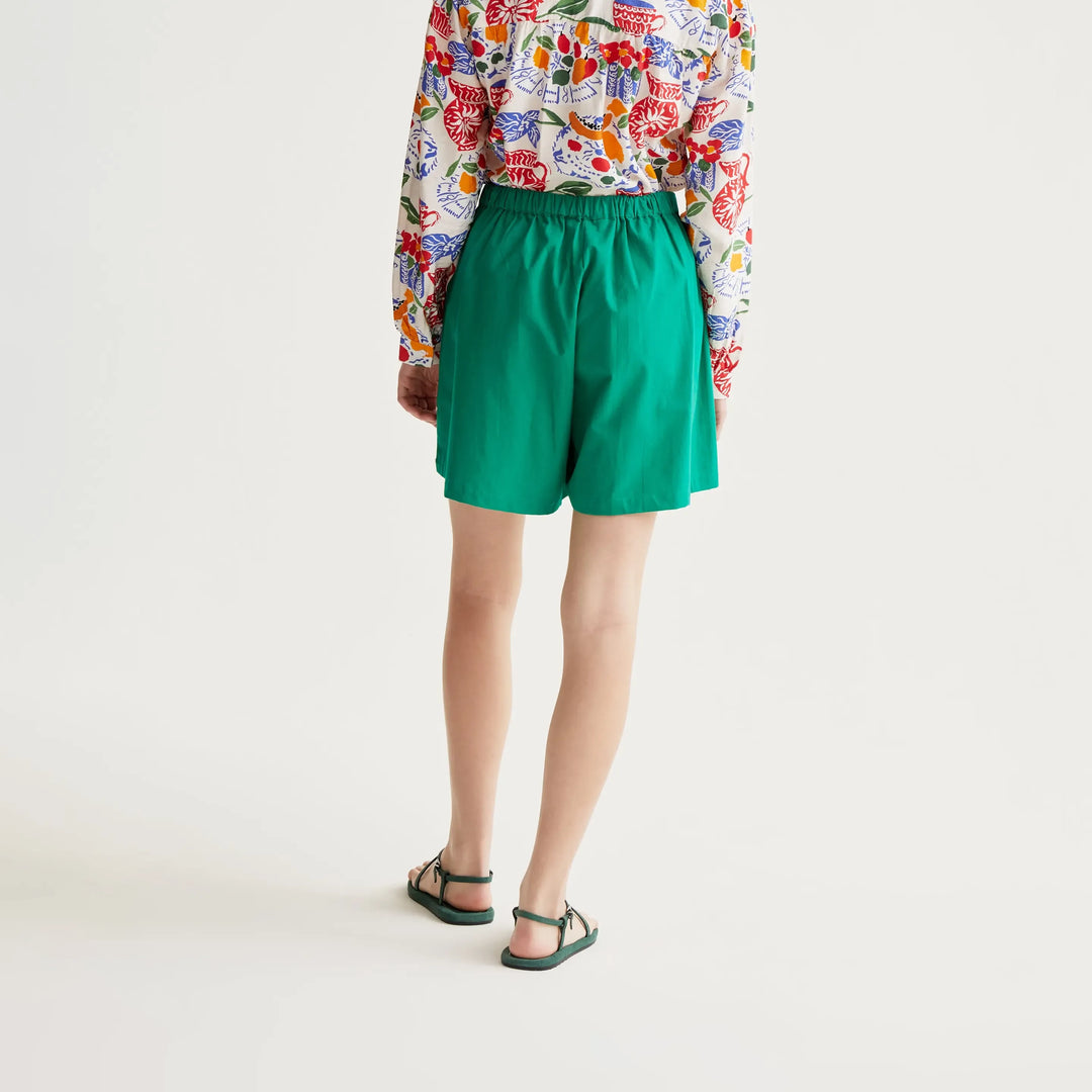 SHORTS - Compañía Fantástica, 100% cotone verde