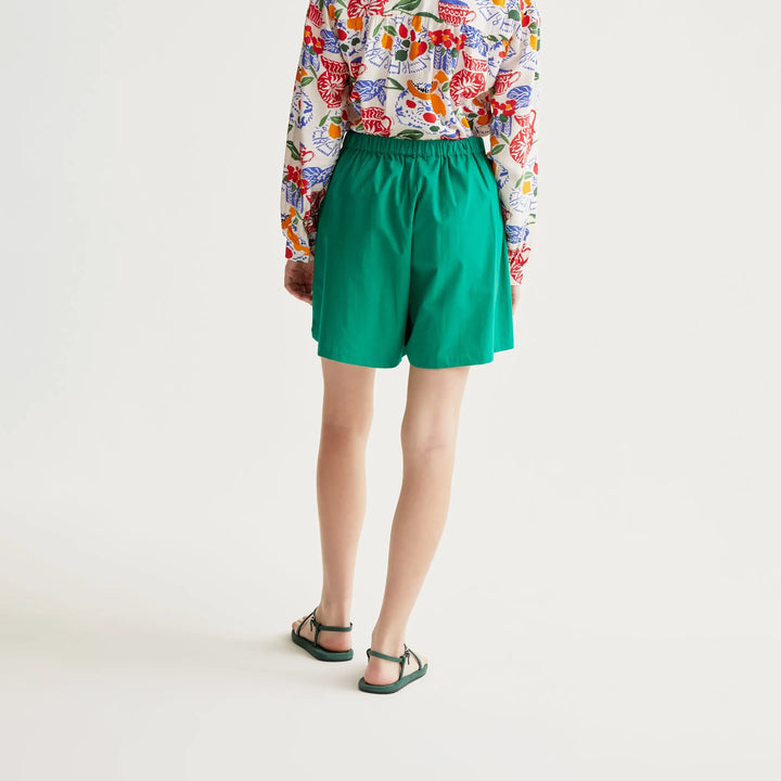 SHORTS - Compañía Fantástica, 100% cotone verde