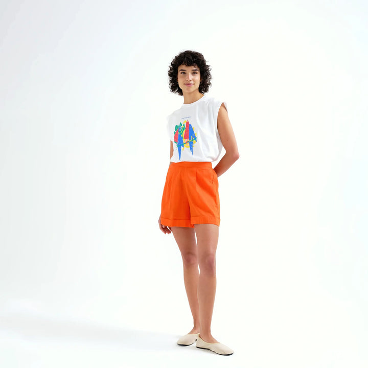 SHORTS - Compañía Fantástica, naranja