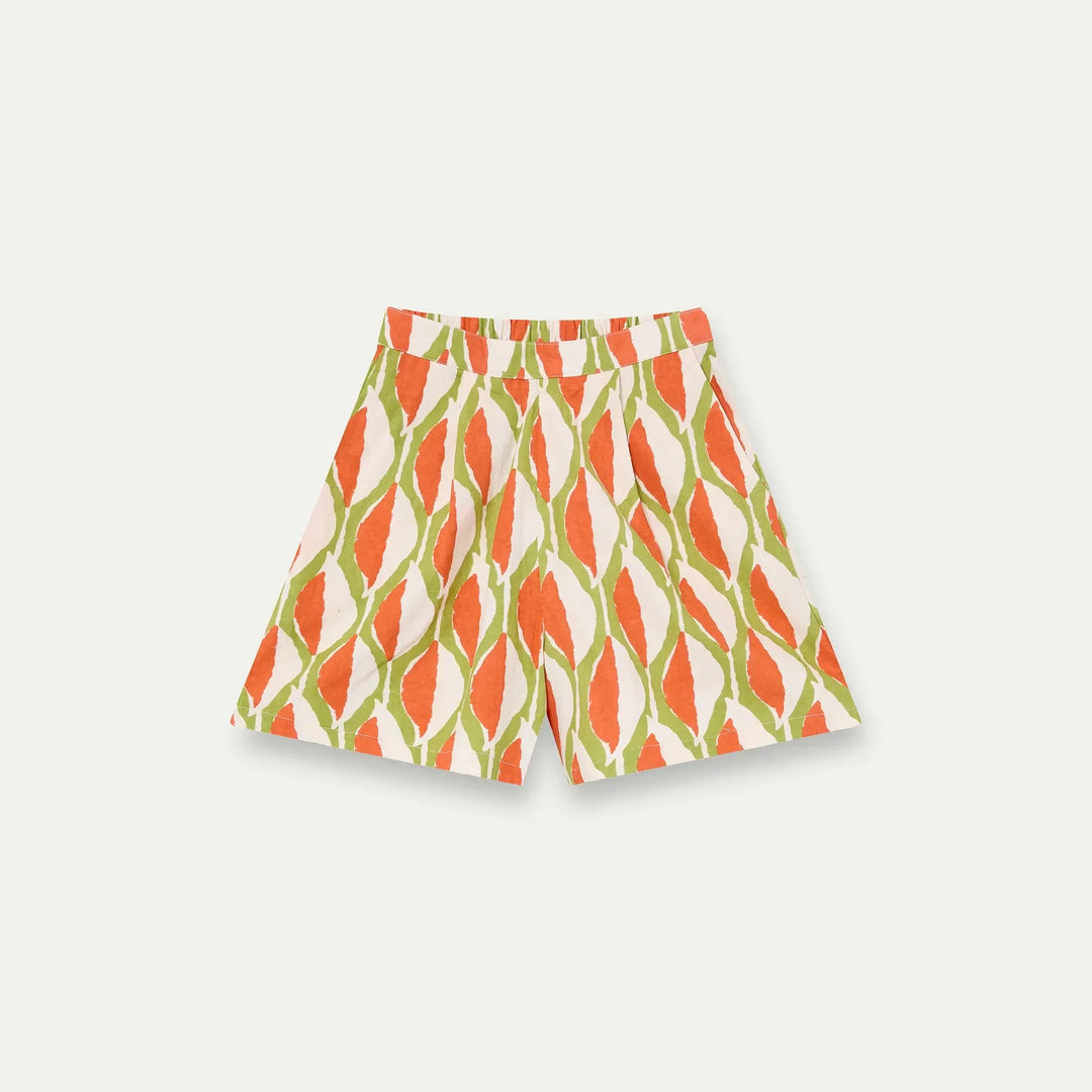SHORTS - Compañía Fantástica, Estampado Aloe