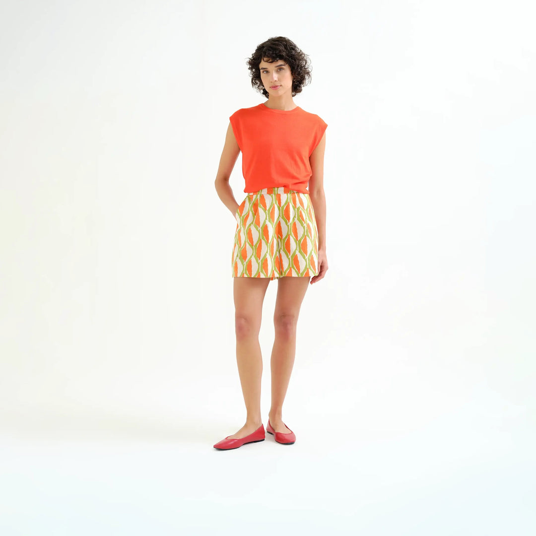 SHORTS - Compañía Fantástica, Estampado Aloe