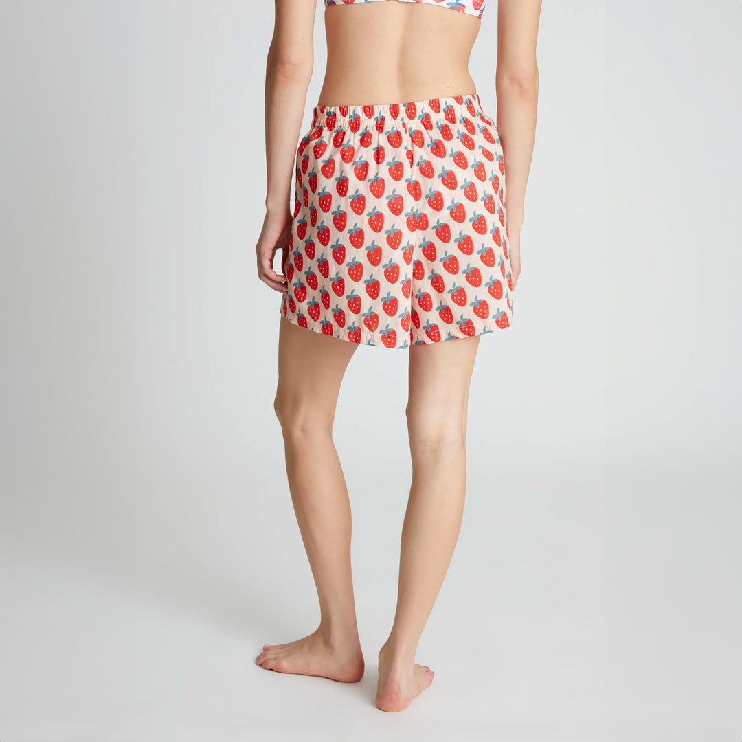 PANTALÓN - Compañía Fantástica, Shorts estampado Strawberry Beach