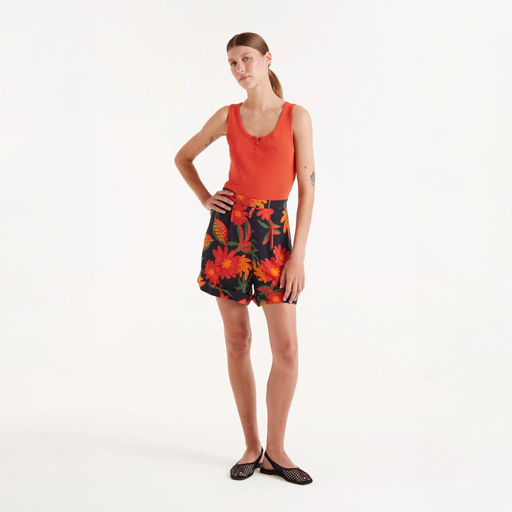 PANTALÓN - Compañía Fantástica, Shorts estampado floral Famara