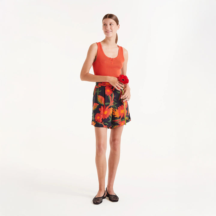 PANTALÓN - Compañía Fantástica, Shorts estampado floral Famara