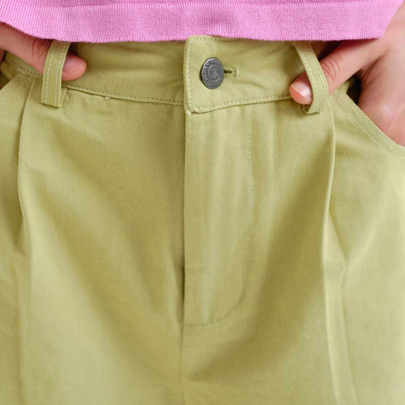 SHORTS - Compañía Fantástica, Verde 100% algodón