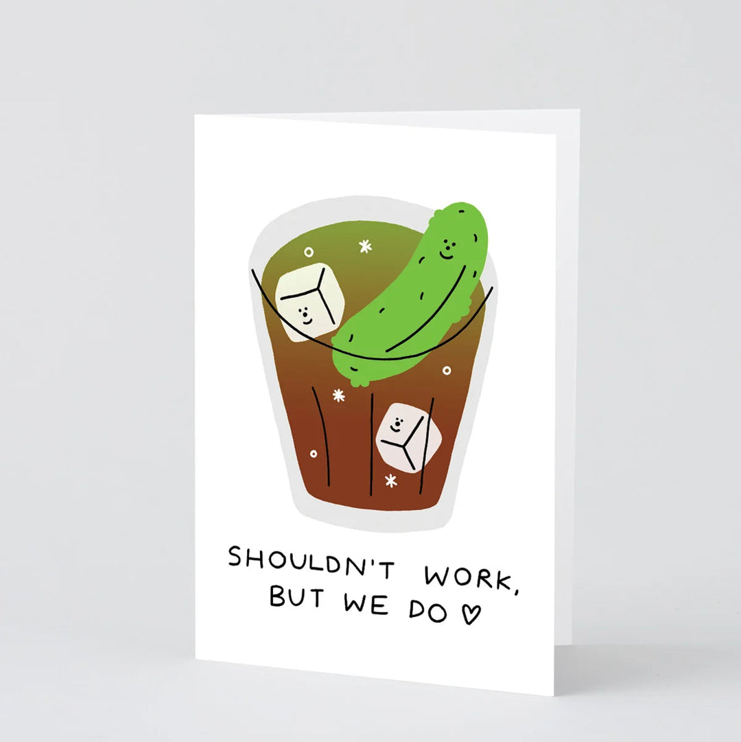 GREETING CARD - Wrap Magazine, Hooray Champagne