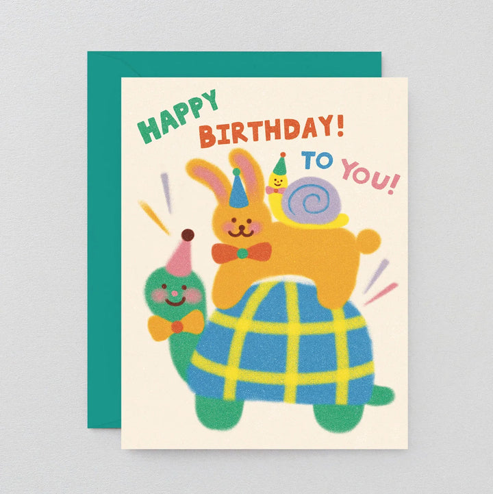 GREETING CARD - Wrap Magazine, Birthday Dog