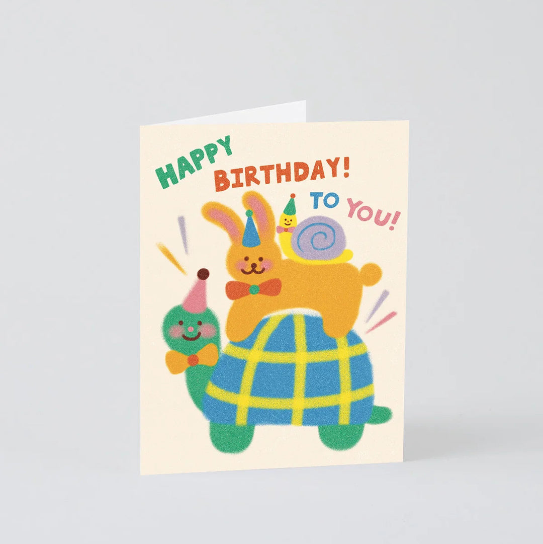 GREETING CARD - Wrap Magazine, Birthday Dog
